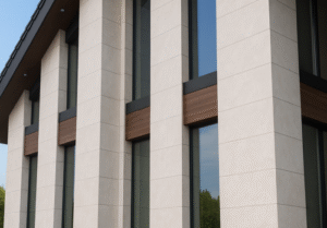 Construcții Fațade din Etalbond (panou compozit)